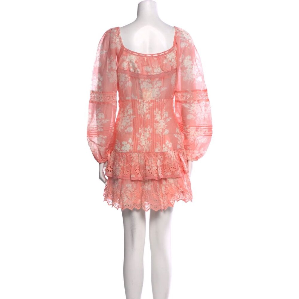 LOVESHACKFANCY Floral Print Mini Dress - Picture 11 of 14